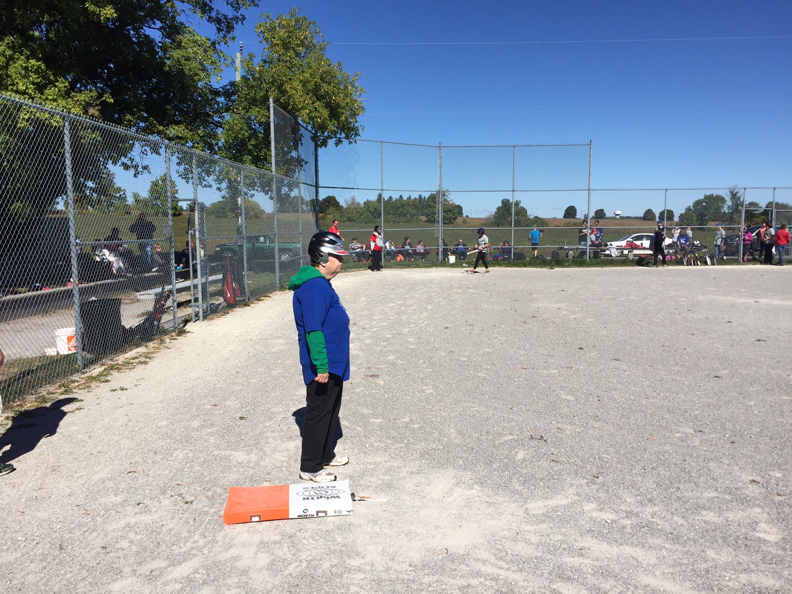 Baseball Tournament Participant on base